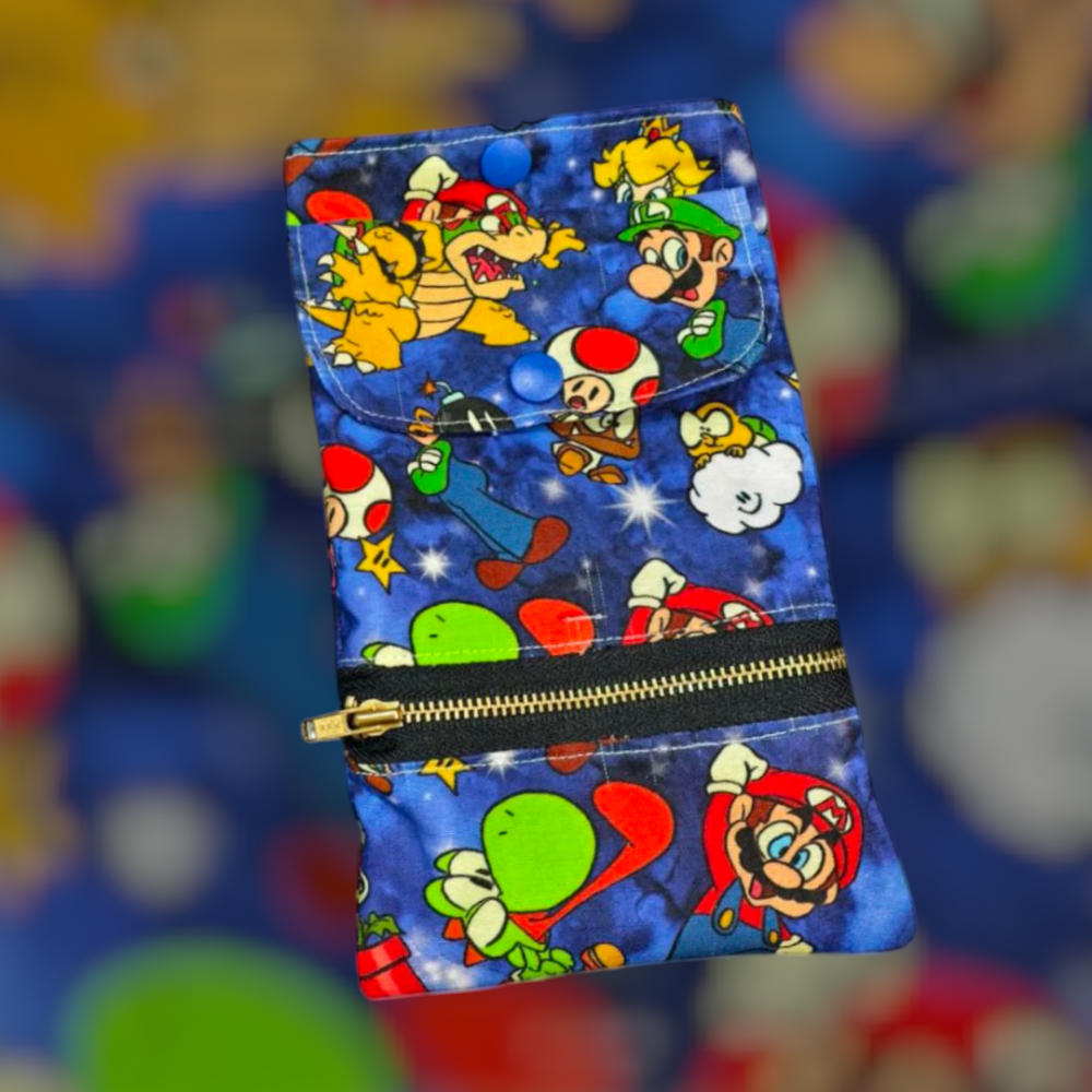 MARIO Travel bag 可放電話 passport 紙幣 散銀