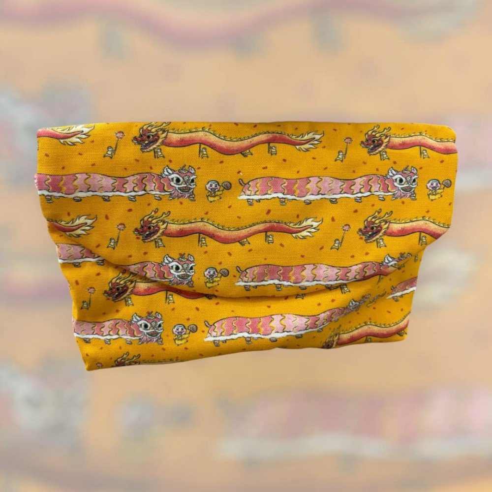 Pouch - 卡通版龍 黃