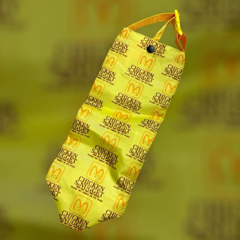 防水遮袋 - 麥當當 黃啡巨無霸 啪鈕款