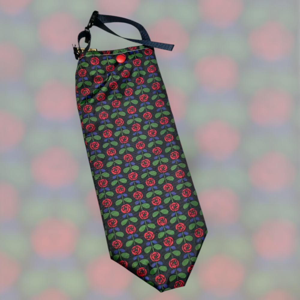 防水遮袋  - 玫瑰花 啪鈕款