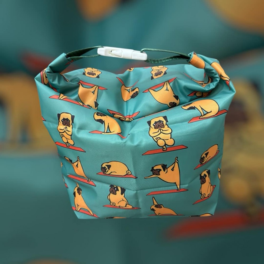 大環保食物袋 瑜珈狗