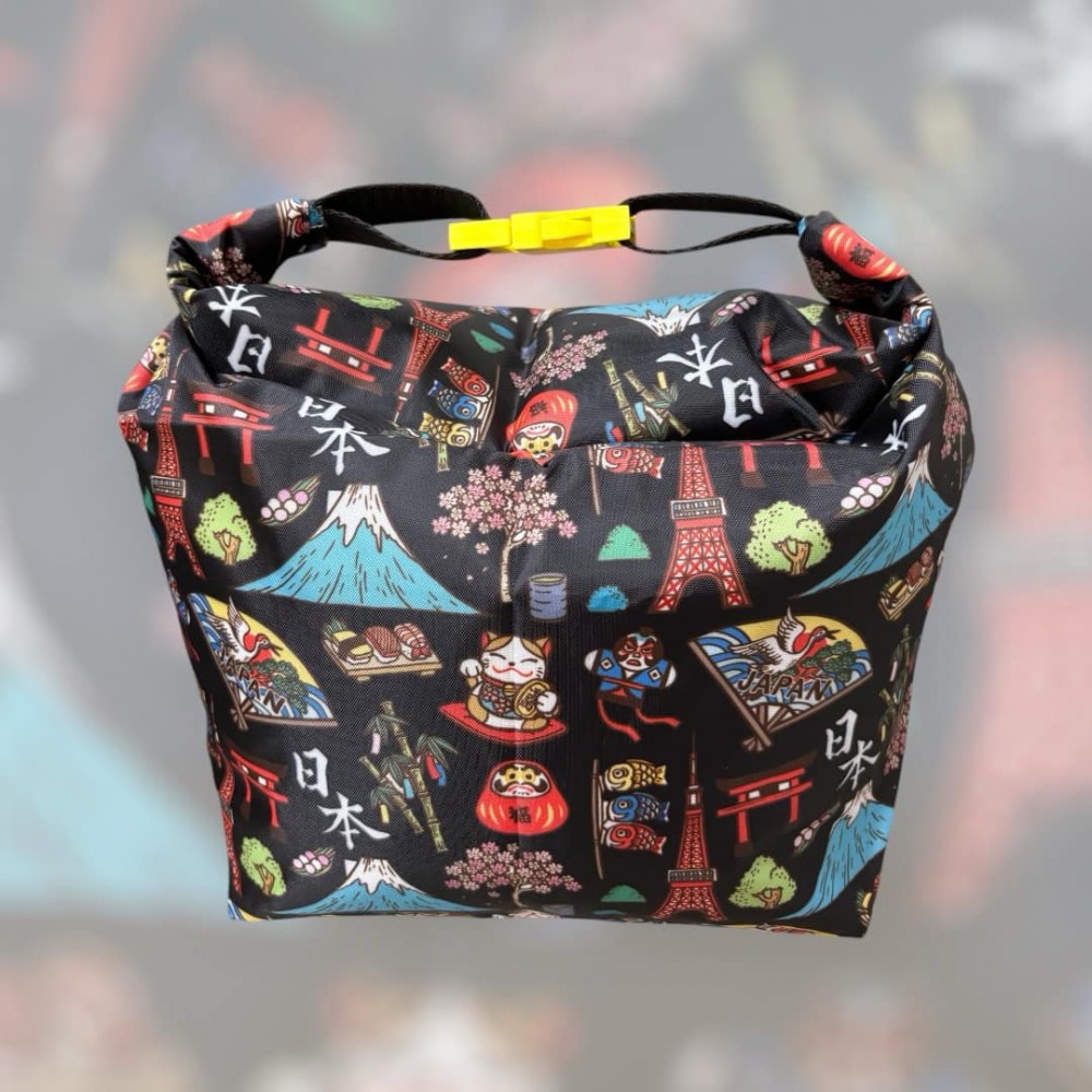 大環保食物袋 - 和風布