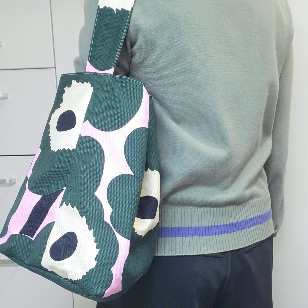 Handmade 單肩 Tote Bag 粉紫