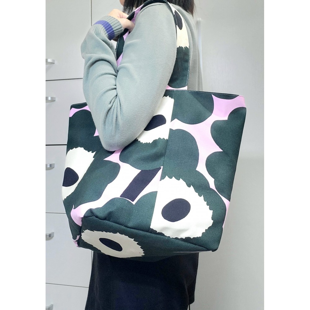 Handmade 單肩 Tote Bag 粉紫