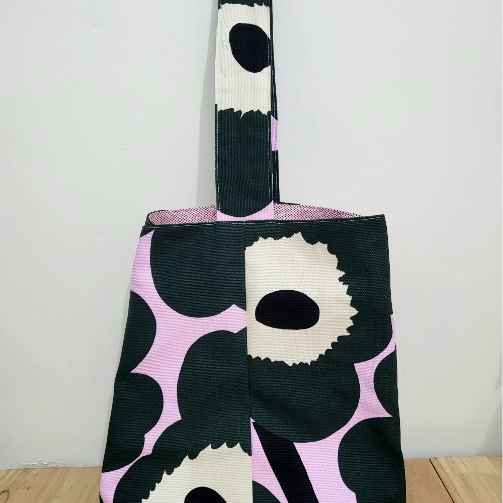 Handmade 單肩 Tote Bag 粉紫