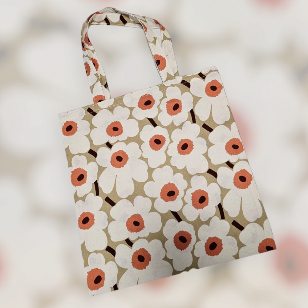 Marimekko tote bag 橙芯
