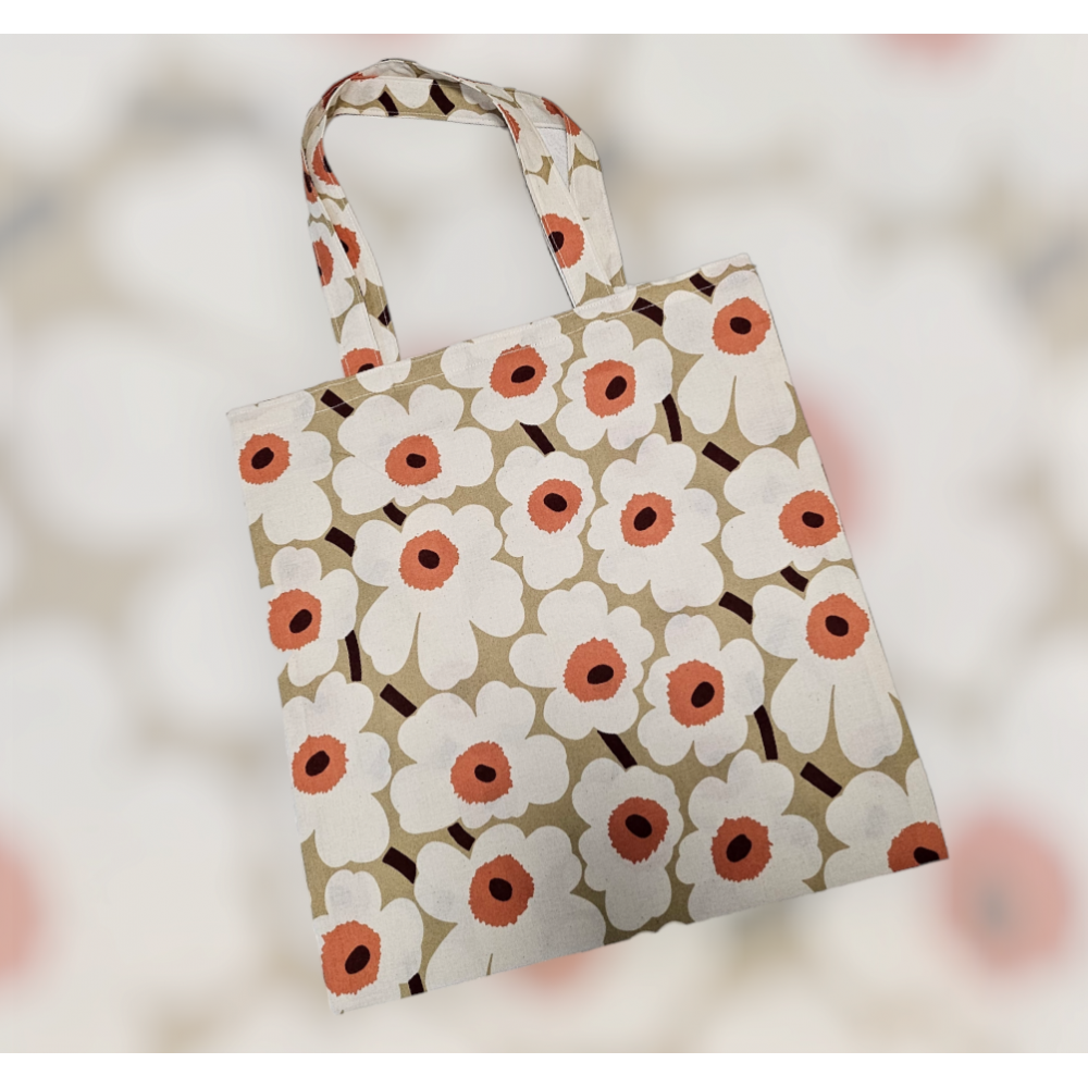 Marimekko tote bag 橙芯
