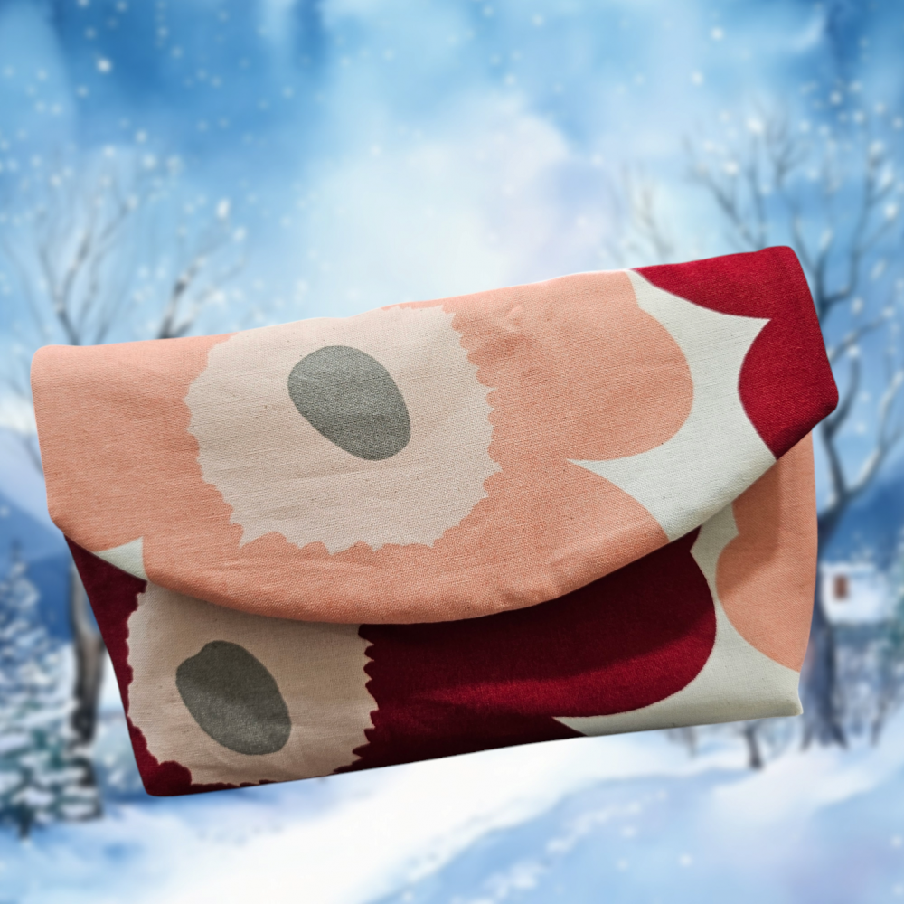 Marimekko 紅粉花利是袋 雜物袋