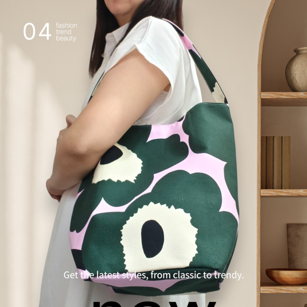 單肩側孭tote bag 紫