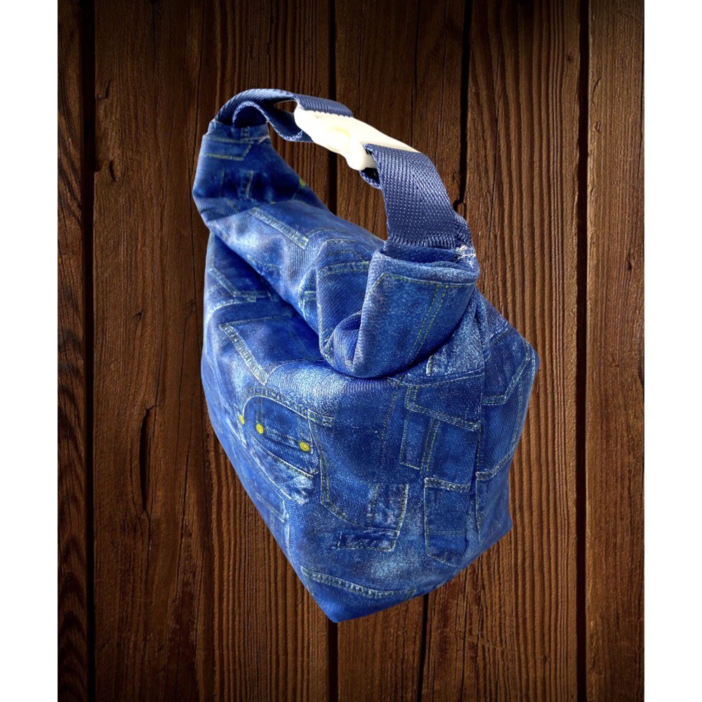 細環保食物袋 - 牛仔布圖案