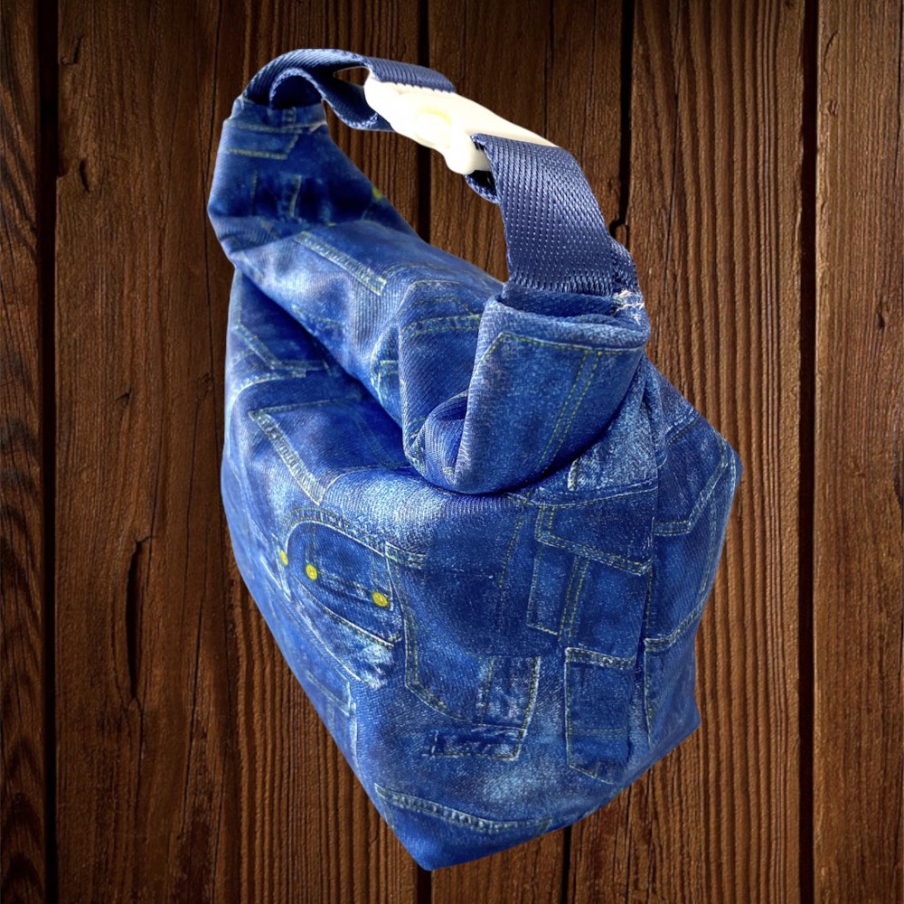 細環保食物袋 - 牛仔布圖案