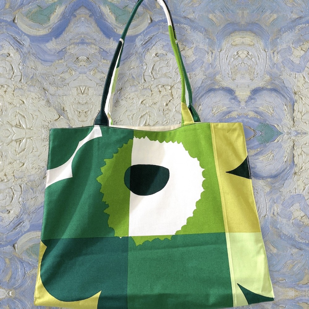 Book Tote Bag - green