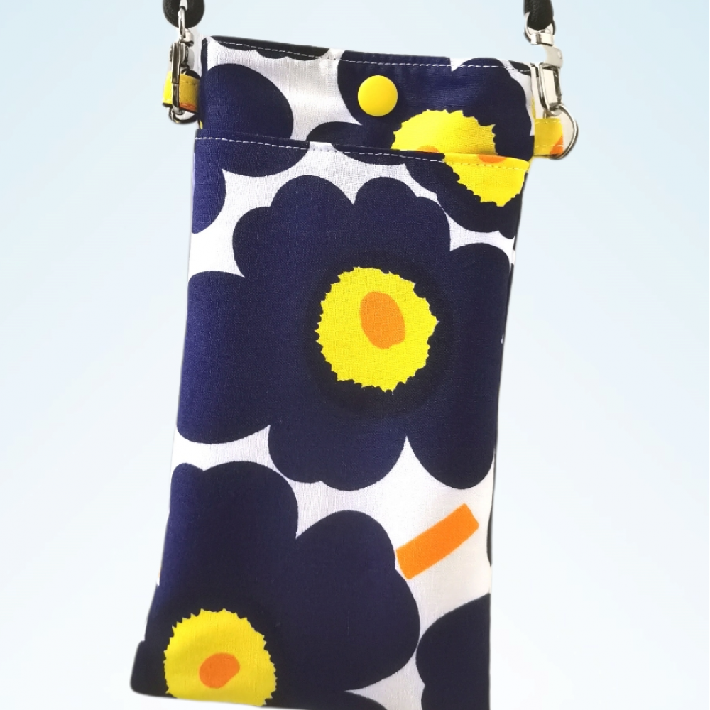 電話袋 - 藍花